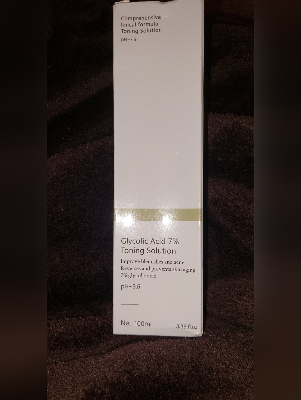 Glyoclic Acid 7% Toning solution NIB NWT Smoke Free Home